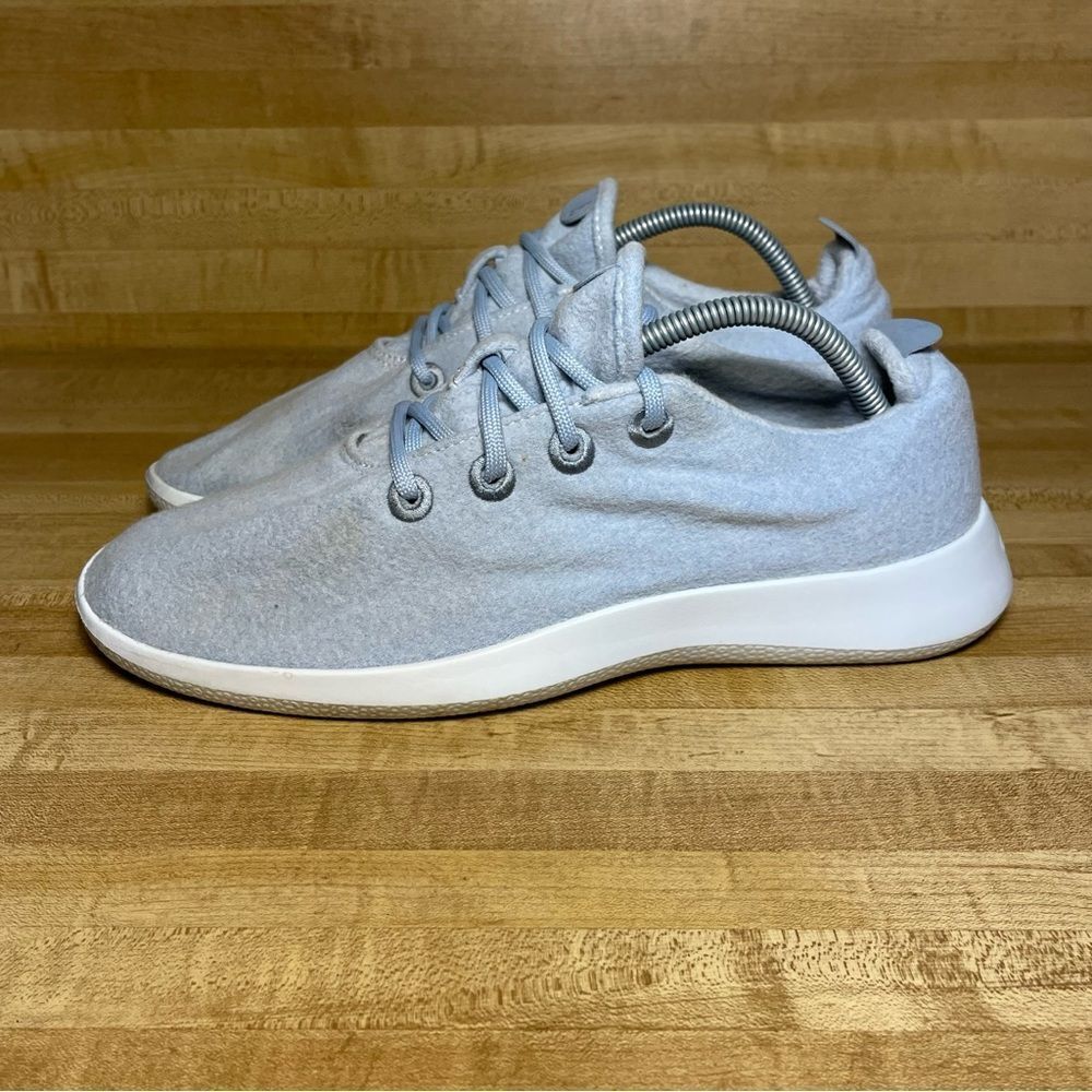 Allbirds Wool Runners Men’s Size 10 Athletic Shoes Sneakers Light Blue 0819 NV1 - Picture 2 of 7